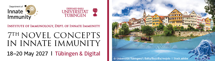 Banner: 7th Novel Concepts in Innate Immunity, 18-20 May 2027, Tübingen & Digital